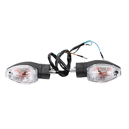 mokuo Motorcycle Front Turn Singal Assemblies Compatible with Honda Grom Msx 125 SF,12V 5W Halogen Lamp Light - color: Front