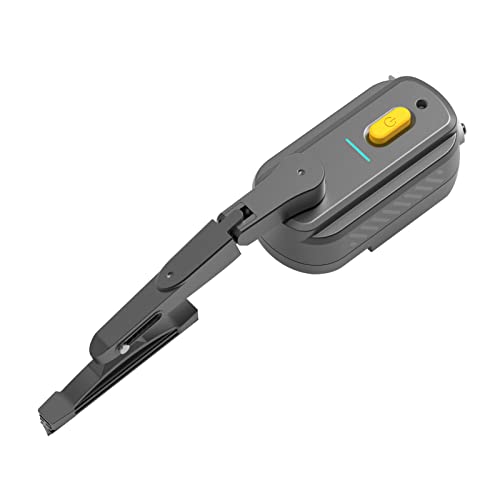 Rechargeable Motorcycle Helmet Wiper Universal Waterproof Helmet Windshield Wiper Compatible with Most Visor 1200 mAh, Black