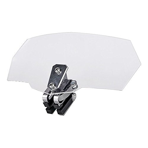 Astra Depot Universal Motorcycle Adjustable Extension Deflector Windscreen Windshield Spoiler