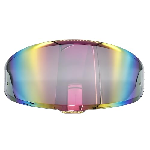 Shoei RF1400 X15 Helmet Visor Replacement Shield, Anti-Fog Sun Shield Accessory Compatible with RF-1400, CWR-2, X15, Z8, X-SPR PRO(Gradient Pink) - color: Gradient Pink