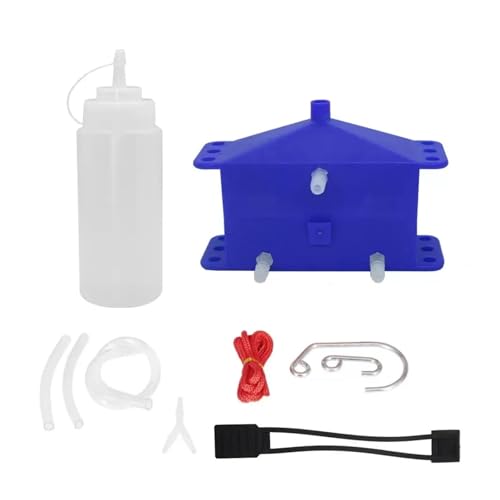 Motorcycle Chain Cleaning Machine Kit Brush Gear Cleaner Tool Motorbike Chains Lube Device Lubricating Accessory(Blue) - color: Blue