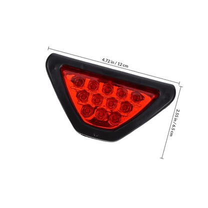 Healeved LED Triangle Rear Brake Lamp Set for Cars, Universal Red Vehicle Warning Safety Light with Flashing Strobe Function, Anti-collision Tail Light for Enhanced Road Safety