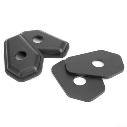 Motorcycle Turn Signal Indicator Spacer Adapter for Suzuki GSXR SV650S SV1000S GSF600 Bandit TL1000S Black Plastic Direct Fit 4pcs