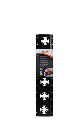 CargoSmart X-Track Rail - 24in Matte Black, Model# 1787 - color: Matte Black, style: 24" - 1 Pk