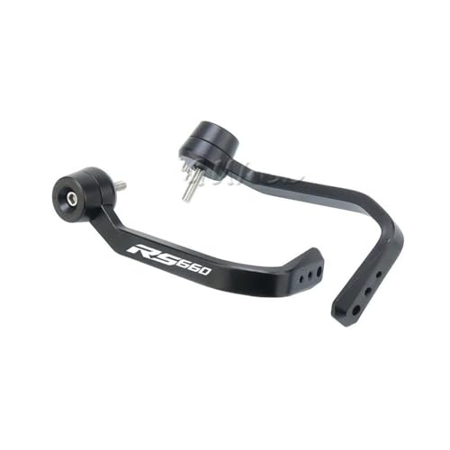 Handlebar Lever Guards for A&prilia RS 660 RS660 Tuono 660 Motorcycle CNC Aluminum Handlebar Grips Brake Clutch Levers Guard Protector - color: Rs660 logo