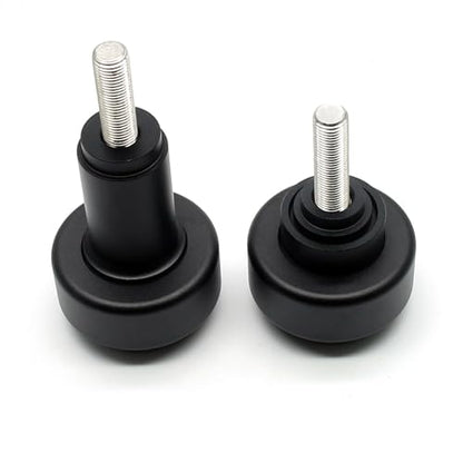 MZS Motorcycle Frame Sliders Compatible with ZX10R ZX-10R 2016-2026, Falling Crash Protector Guards No Cut Kits Black - size: ZX10R
