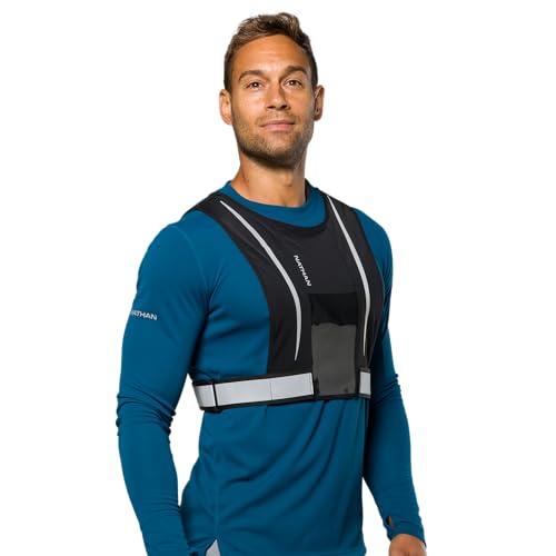 Nathans NS60300-00001-OSFM Hypernight Reflective Stash Vest Black