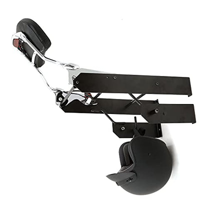 XMT-MOTO Tour Trunk Pack Accessory Motor Storage Rack Fit for Harley Touring Wall Mount(Black 1 PCS)