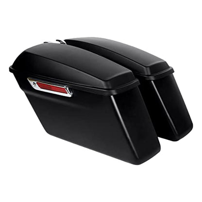 HR3 Black Denim Hard Saddlebags Compatible with 2017&2022 Street Glide Special FLHXS Road Glide Special FLTRXS 2018 Road Glide FLTRX (Replace for OEM) Fit for 2014-2023 Harley Touring Models - color: Black Denim