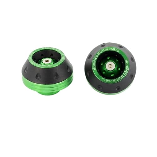Universal Motorcycle Wheel Protection Crash Pad Motorbike Crash Protectors(2Pcs Green) - color: 2Pcs Green