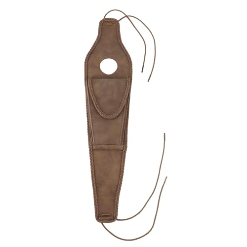 Motorcycle Gas Tank Leather Bag, PU Motorcycle Fuel Tank Protector Dustproof Dash Console Center Pouch, Brown Motorbike Storage Bag (Braided Rope Edge) - color: Braided Rope Edge
