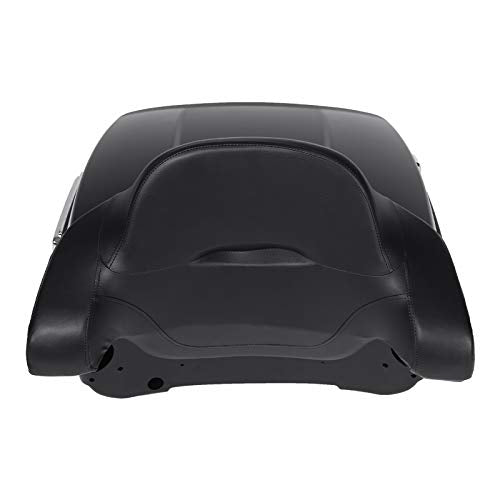 SLMOTO 13.7" King Tour Trunk Backrest, 13.7" Chopped Backrest Mounting Rack Round Fit For Harley Road King Road Glide Street Glide FLHXSE and CVO Limited FLHTKSE 2014-2025 - color: AStyle #09
