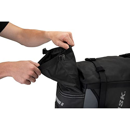 Tusk Olympus Pannier Bags with Tusk Pannier Rack Mounts Black/Grey