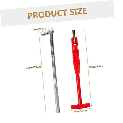 VICASKY 2pcs Valve Stem Puller Tool Valve Core Remover Installer for Easy Tire Maintenance Compatible Motorcycle and Car Saving Design