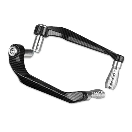 Motorcycle Lever Guard, Motorcycle Accessories Aluminum for B&MW F900XR F900R F900 R F900 XR 2020 2021 2022 Levers Guard Brake Clutch Handlebar Protector - color: F900XR LOGO-07