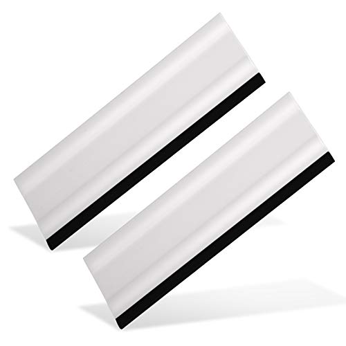 EHDIS 6" Block Squeegee Car Rubber Squeegee for Car Window Windshield,Film,Stickers,Decals and Vinyl Applicator Tool, Pack of 2 - size: 6 inch