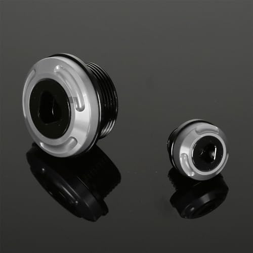 Monkey125 Engine Crankcase Cover Plugs Compatible with Monkey 125 GROM CT125 DAX 125 CNC Motorcycle Accessories Crankcase Hole Plug (Titanium) - color: Titanium3
