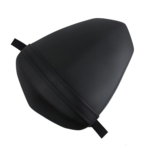 Rear Passenger Pillion Seat Cushion Compatible with Yamaha YZF R1 2009-2014 - Black Leather Replacement Pad for YZFR1 Sportbike - High-Density Foam Saddle for Enhanced Passenger Comfort - size: Yamaha R1 09-14
