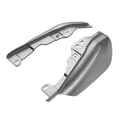 Advanblack 2025 Road Glide Mid Frame Air Deflectors Heat Shields Deflector for Harley Touring '09-'25 Harley RG, Street Glide, Road King (Mercury Silver) - color: Mercury Silver