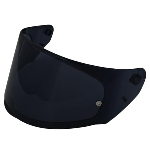 Assault Helmet Visor,Motorcycle Helmet Face Shield Compatible with Assault/Rapid/Stream/FF320/FF353/FF328/FF800 (Dark Smoke) - color: Dark Smoke