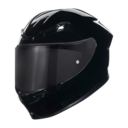K6 Helmet Shield Visor Replacement Face Shield Compatible with K6 K6S Motorcycle Helmet Accessories (Black) - color: Black