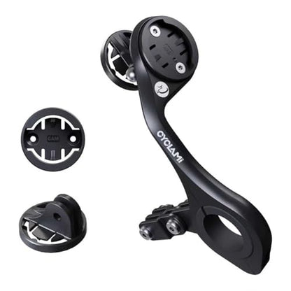 Out Front Mount Compatible with Garmin Edge GPS Bike Computer, XOSS G/G+, iGPSPORT Bike Light & Gopro Cycling Handlebar 25.4mm 31.8mm(M6) - style: M6