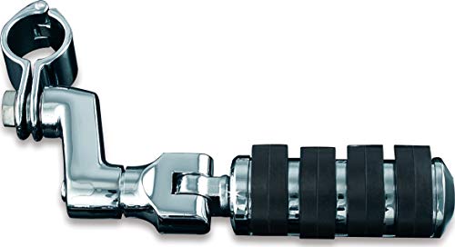 Kuryakyn 7998 Motorcycle Foot Controls: Offset Small ISO Highway Pegs with Magnum Quick Clamps for 1-1/4" Engine Guards/Tubing, Chrome, 1 Pair - size: 1-1/4" Clamps, style: Offset Small ISO Pegs