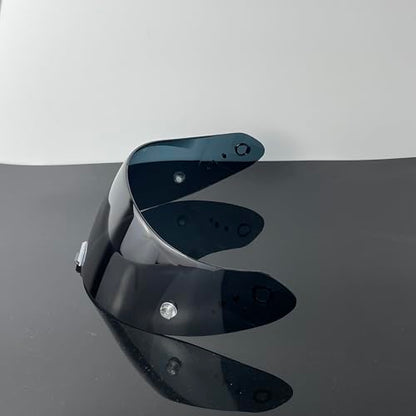 R1 Air Helmet Visor Replacement,Tinted Motorcycle Helmet Face shield Windshield lens for R1,R1 Air,R1 EVO,T520,ST1400,391 (Deep Black) - color: Deep Black