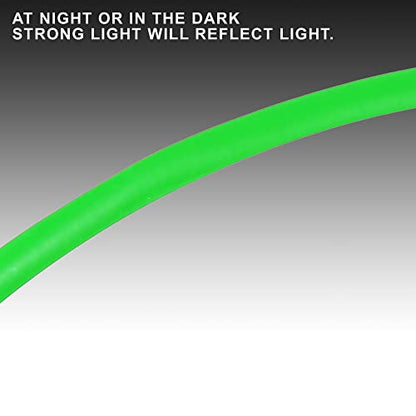 X AUTOHAUX 16pcs Fit 17" Wheel Motorcycle Car Bike Wheel Rim Sticker Strips Reflective Stripe Tape Reflector Green - color: Green
