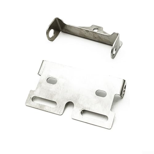 Stainless Steel Ebike Light Mounting Bracket, 304 Stainless Front Headlight And Rear Taillight Holder For Electric Bicycle Fork And Rack, Silver Signal Fixing Support With .5mm Hole(Headlight bracket) - size: Headlight bracket