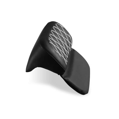 Chopped Razor Tour Trunk Backrest Pad Compatible with Harley 14-25 Street Road Glide FLHR FLHTCU FLHX Trunk Rack Backrest Pad(White) - color: White
