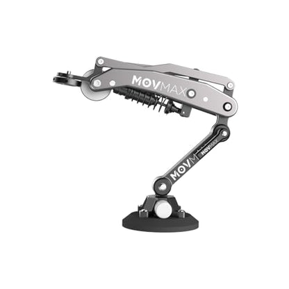 Movmax Blade Arm for DJI Pocket 3, Insta 360, and GoPro Hero 12 Cameras with N2 Arm Technology and Universal Locking Screw - style: Car Suction Cup Kits
