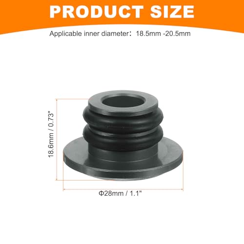 HARFINGTON Bar End Plugs Aluminum Handlebar End Caps Bike Plugs with Matching Rings for MTB Road BMX Fixed Gear Bike, Gray - color: Gray
