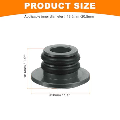 HARFINGTON Bar End Plugs Aluminum Handlebar End Caps Bike Plugs with Matching Rings for MTB Road BMX Fixed Gear Bike, Gray - color: Gray