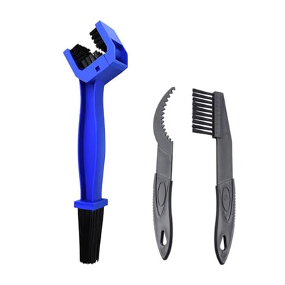 MotorcycleBicycle Chain Cleaner and Gear Cleaning Tool - Bike Maintenance Cleaning Brush for Chain and Gear Kit，Motorcycle Washer Cleaner Brush Tools - style: Set of 3