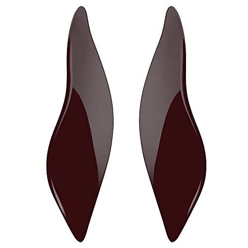 Advanblack Billiard Burgundy Side Wings Air Deflectors, Fairing Side Wing Windshield, Fairing Side Shield, Adjustable Wind Deflectors, Compatible for Harley Touring Street Electra Glide 2014-2023 - color: Billiard Burgundy