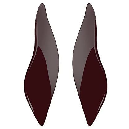 Advanblack Billiard Burgundy Side Wings Air Deflectors, Fairing Side Wing Windshield, Fairing Side Shield, Adjustable Wind Deflectors, Compatible for Harley Touring Street Electra Glide 2014-2023 - color: Billiard Burgundy
