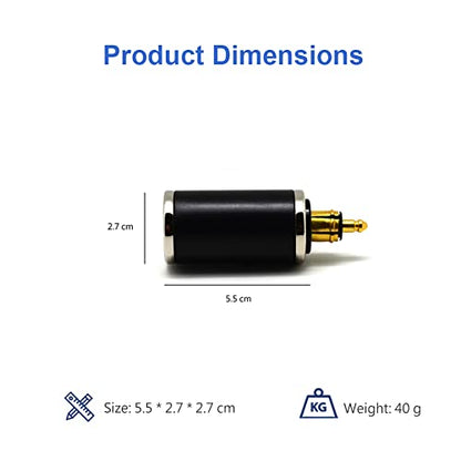 Cliff Top Motorcycle DIN Hella USB Charger 36W PD USB C and QC 3.0 Compatible with BMW Triumph Tiger Ducati Motorcycle (Straight)