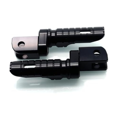MZS Motorcycle Foot Pegs Front 360° Roating Rider Footpegs Rest Pedal Black CNC Compatible with RS660, RSV4 /Factory/R/RF/RR, Tuono 660, Tuono 1100, Tuono V4 - size: RS660, RSV4 /Factory/R/RF/RR, Tuono 660/1100/V4