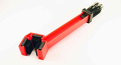 Race-Driven Motorcycle Dirtbike Chain Brush Grunge Brush Cleaner Cleaning - Red - color: Red