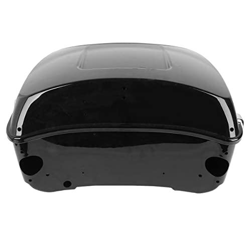 TCMT King Motorcycle Trunk Box Backrest 2 Up Mount Fit For Harley 2014-2025 Touring CVO Road King Road Glide Street Glide Electra Glide Ultra Limited Pack - color: Style A+Black 2 Up Rack#1