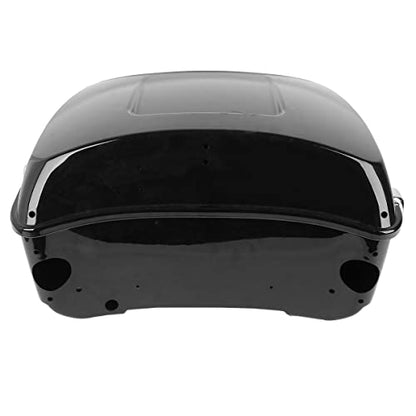 TCMT King Motorcycle Trunk Box Backrest 2 Up Mount Fit For Harley 2014-2025 Touring CVO Road King Road Glide Street Glide Electra Glide Ultra Limited Pack - color: Style A+Black 2 Up Rack#1