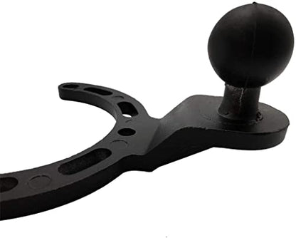 1 Set Adjustable SHLPDFM Motorcycle Tank Mount for Kawasaki for Honda for Yamaha Black Gas Tank Mount GPS Phone Camera Bracket Hoder