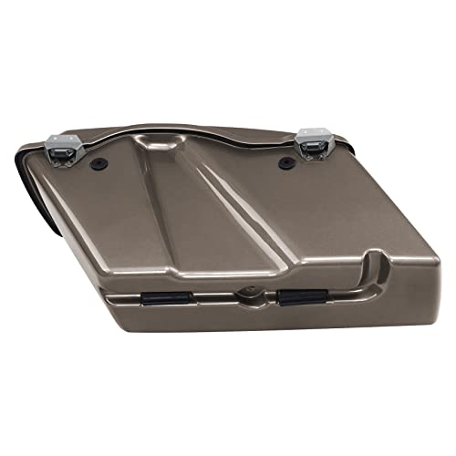 TCMT Hard Saddle bags Saddlebag Trunk W/Latch Keys & Liners Carpet Insert Fits For Harley Touring Road Glide Road King Street Glide Electra Glide Ultra Classic FLHT FLHR FLHX 1994-2013 - color: Glossy Painted Chrome Latches