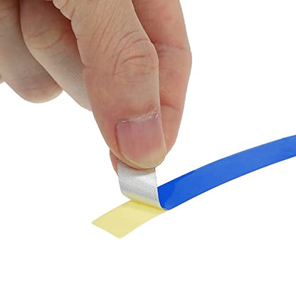 X AUTOHAUX 16pcs Fit 17" Wheel Motorcycle Car Bike Wheel Rim Sticker Strips Reflective Stripe Tape Reflector Blue - color: Blue