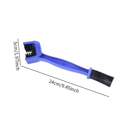 Menolana Bike Chain Cleaner Crankset Brush Tool Portable Sturdy Bike Cleaning Kit Motorcycle Chain Brush for Motorcycles Cycling, Blue