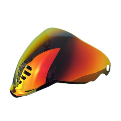 Airflite Shield Uv-protected For ICON IC-06 Airflite Face Shield Replacement Helmet Visor (Revo Deep Red-day use only) - color: Revo Deep Red-day Use Only