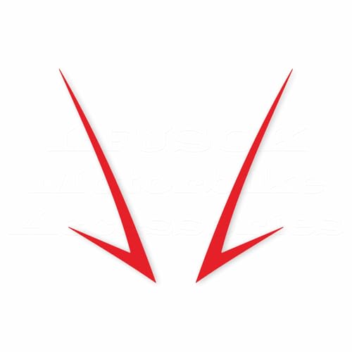 Motorcycle Front Fairing Reflective Sticker Decals,Red | Compatible with Yamaha YZF R25 R3 2019-2022 - color: Red