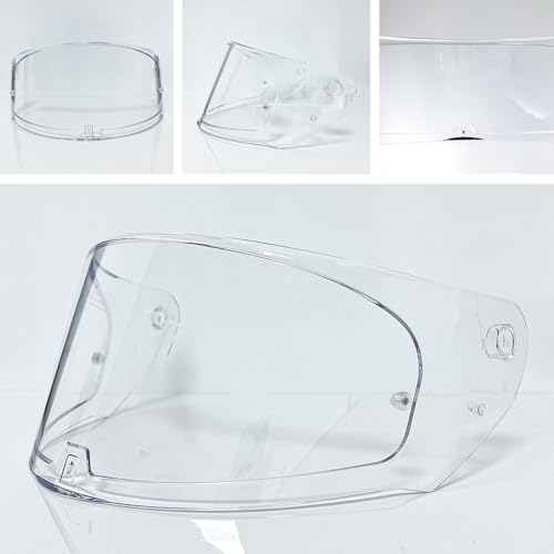 Assault Helmet Visor,Motorcycle Helmet Shield Replacement UV Protection Windshield Compatible With Assault,Stream,Rapid,Storm,FF320,FF328,FF353,FF800(Clear) - color: Clear