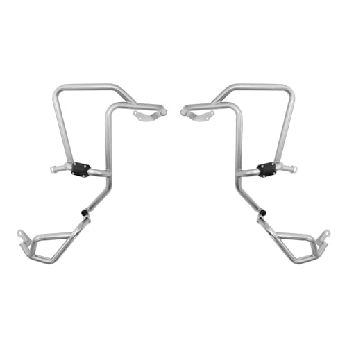 TCT-MOTORPARTS Engine Guard Crash Bar Upper Lower Engine Bar Protector Fit For Honda CB500X ABS 2019-2023 CB400X 2021 Silver - color: Silver